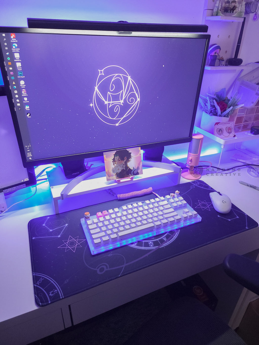 Astral Reflection - Genshin Impact Extended Mouspad Deskmat