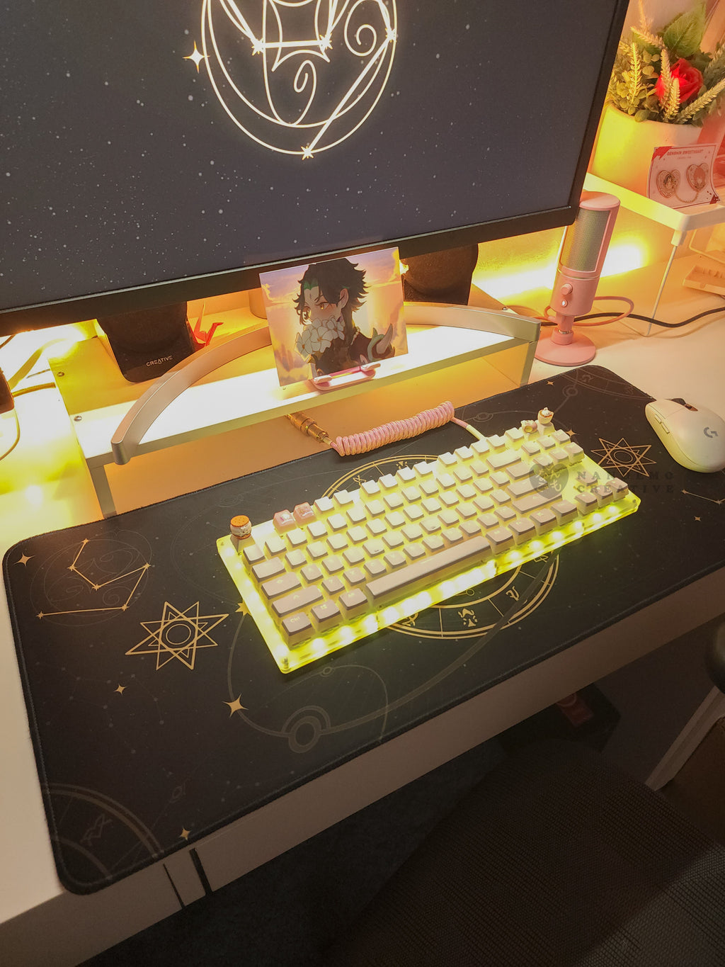Astral Reflection - Genshin Impact Extended Mouspad Deskmat