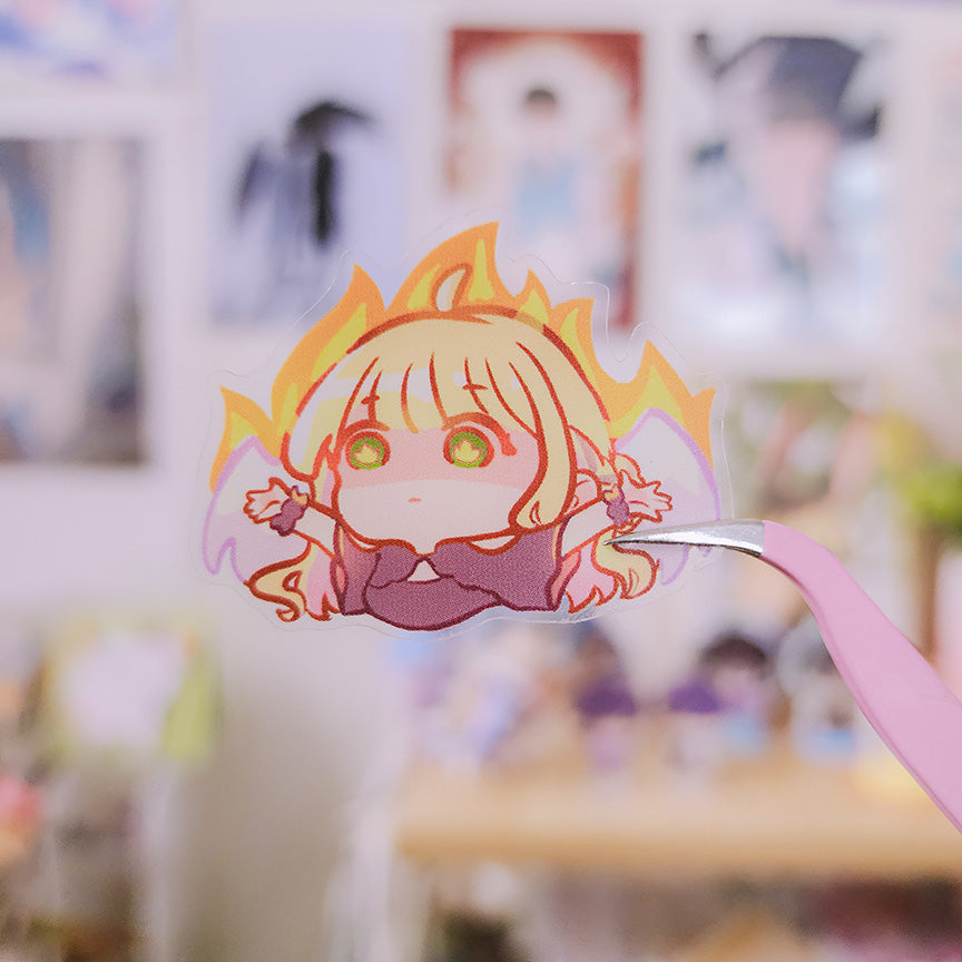 ORV Omniscient Reader's Viewpoint Uriel JoongDok Chibi Cute Clear Waterproof Stickers