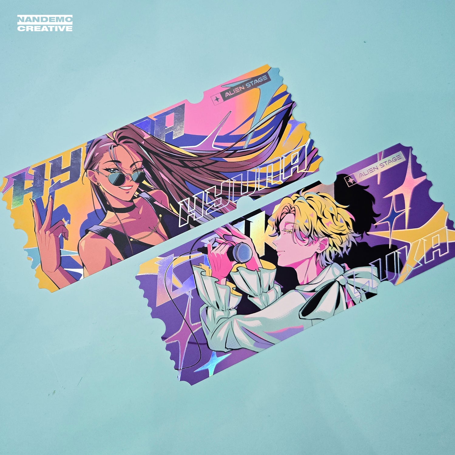 ALNST - Holographic Ticket Prints