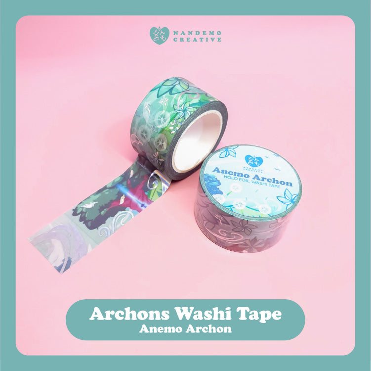 Genshin Impact Archon Foil Washi Tapes
