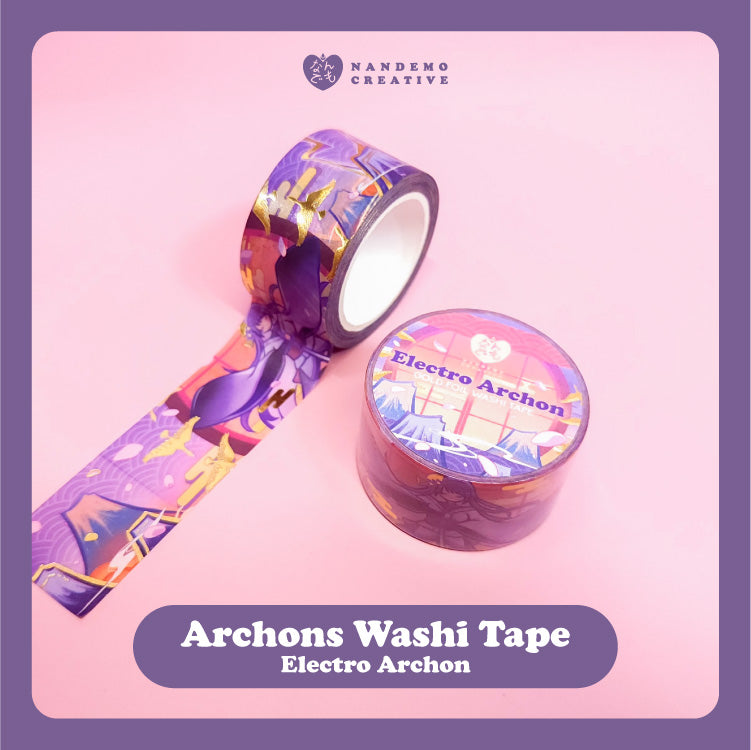 Genshin Impact Archon Foil Washi Tapes