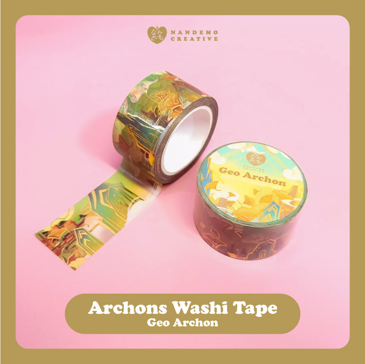 Genshin Impact Archon Foil Washi Tapes