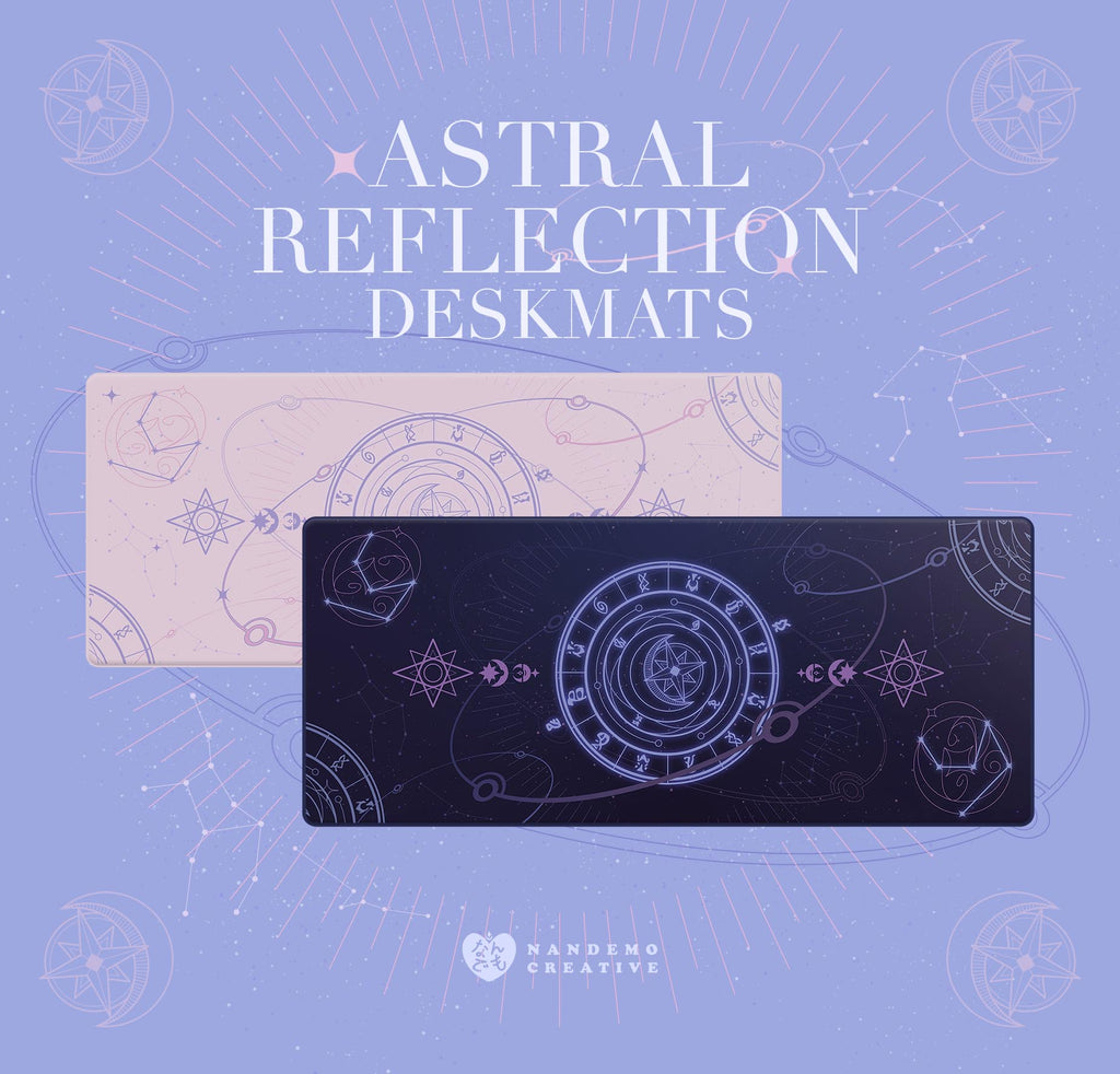 Astral Reflection - Genshin Impact Extended Mouspad Deskmat