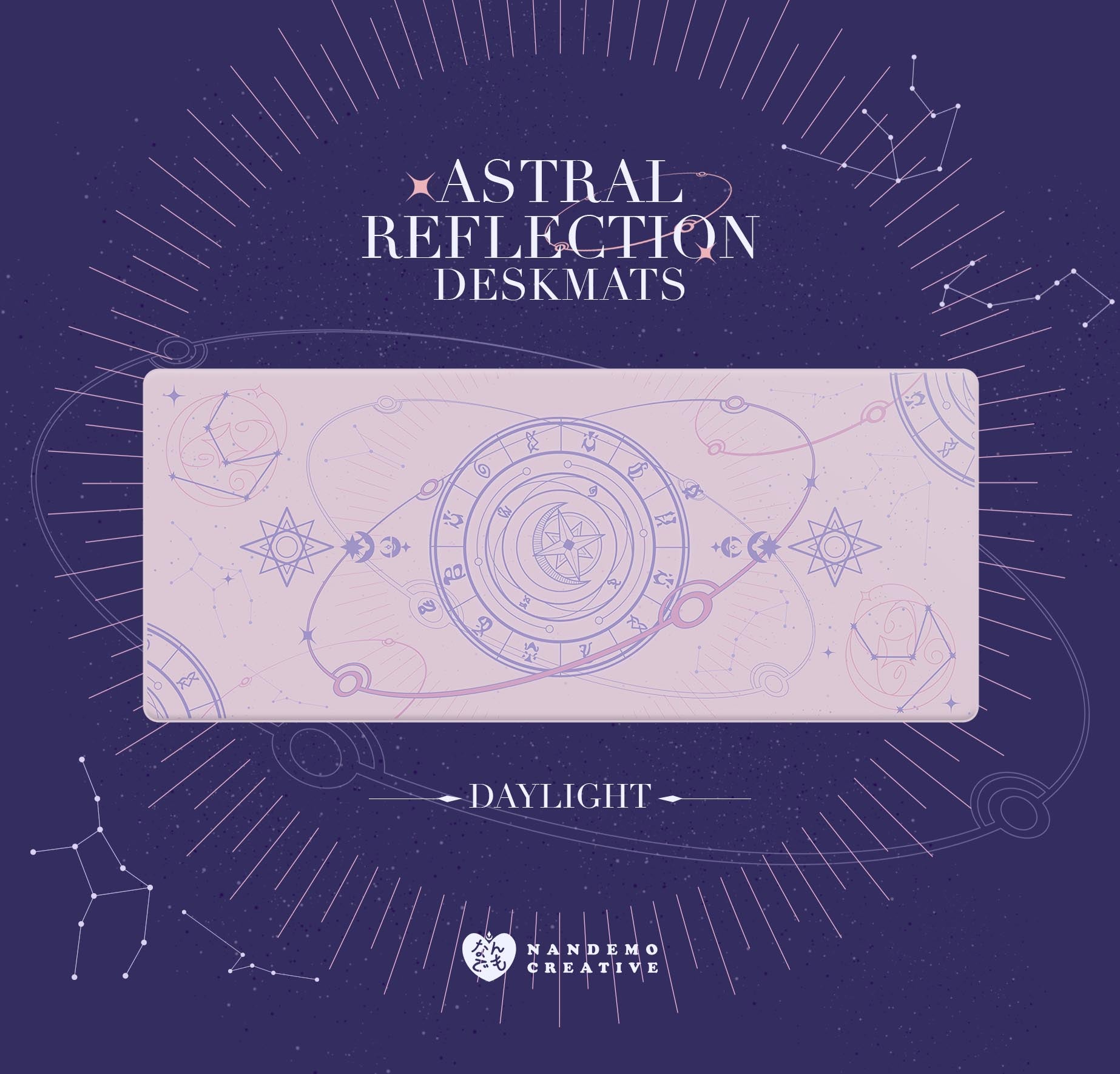 Astral Reflection - Genshin Impact Extended Mouspad Deskmat