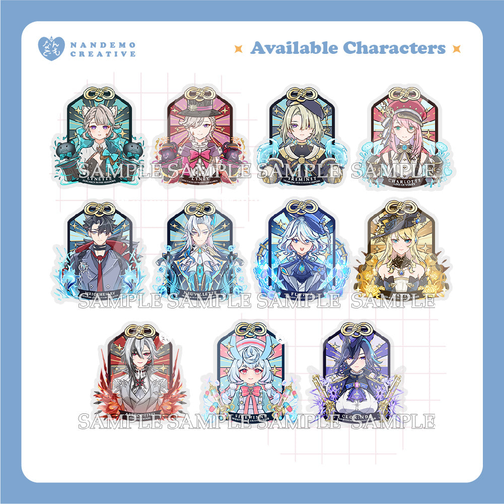 Genshin Impact Fontaine Stickers