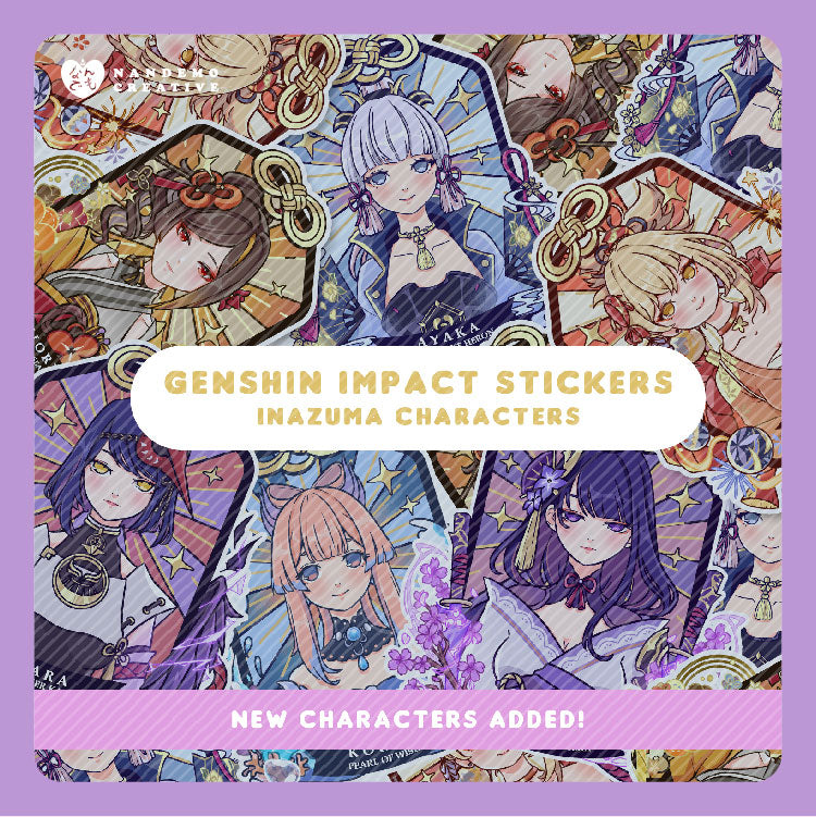 Genshin Impact Inazuma Stickers