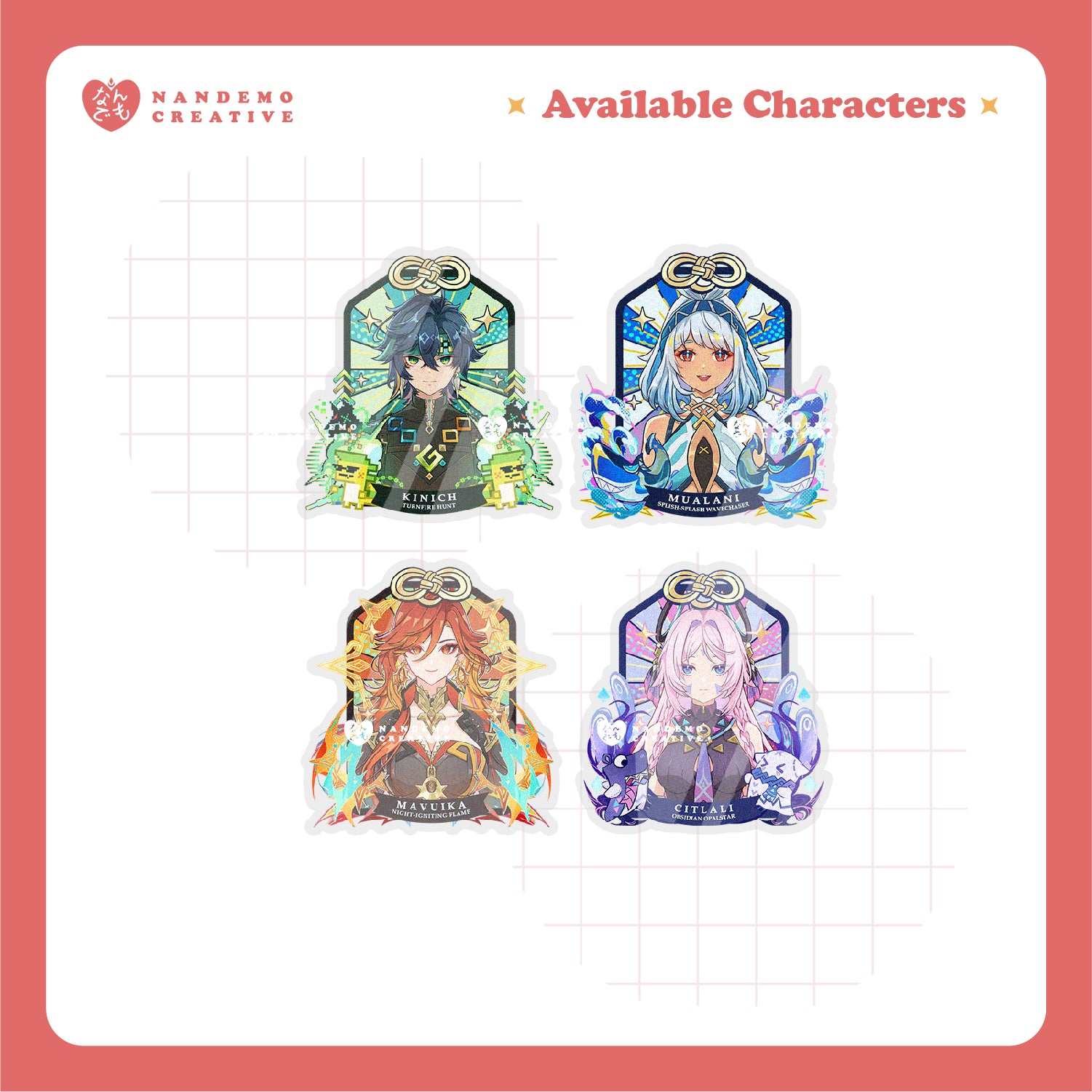 Genshin Impact Natlan Stickers