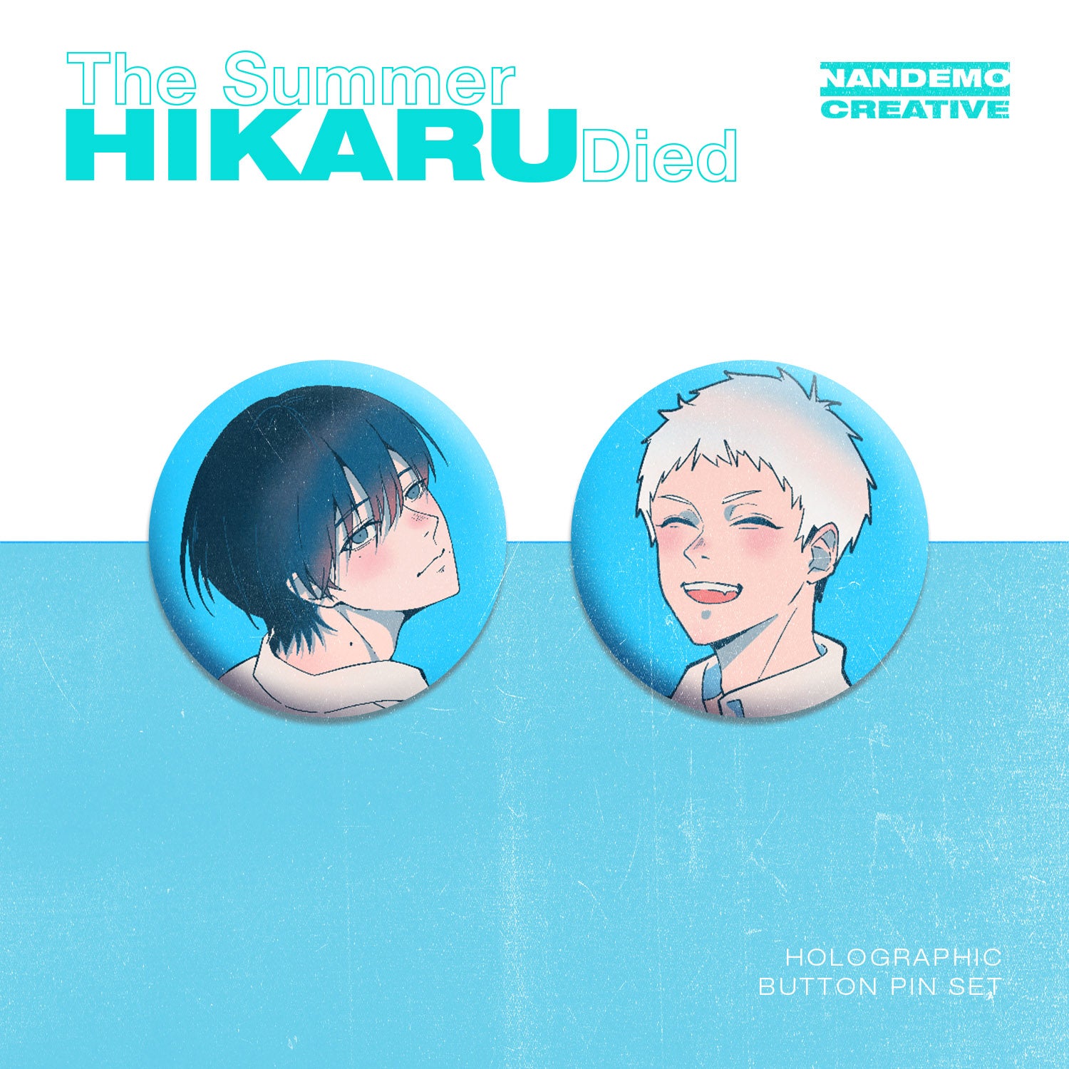 The Summer Hikaru Died Anime - TSHD Button Pin Set