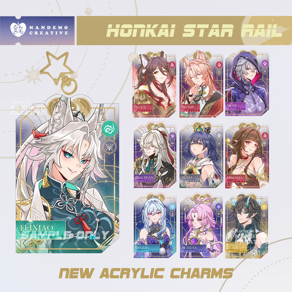 HSR Acrylic Charms - Xianzhou Alliance