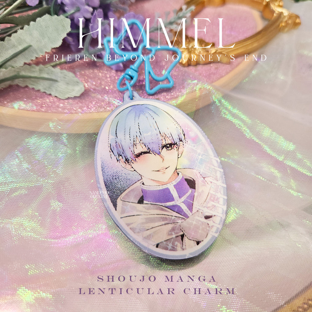 Shoujo Manga inspired lenticular charm - Himmel, Jinshi, HSR Sunday