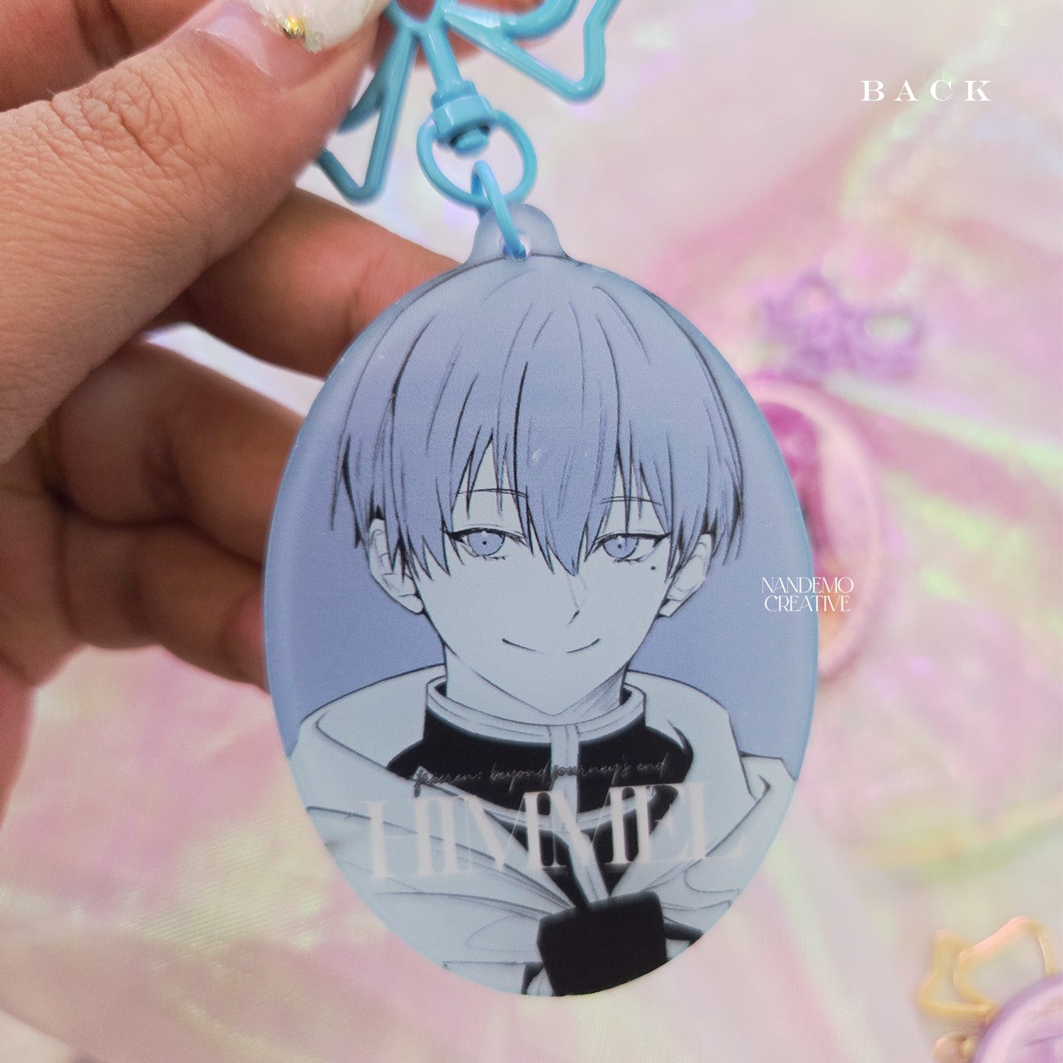 Shoujo Manga inspired lenticular charm - Himmel, Jinshi, HSR Sunday