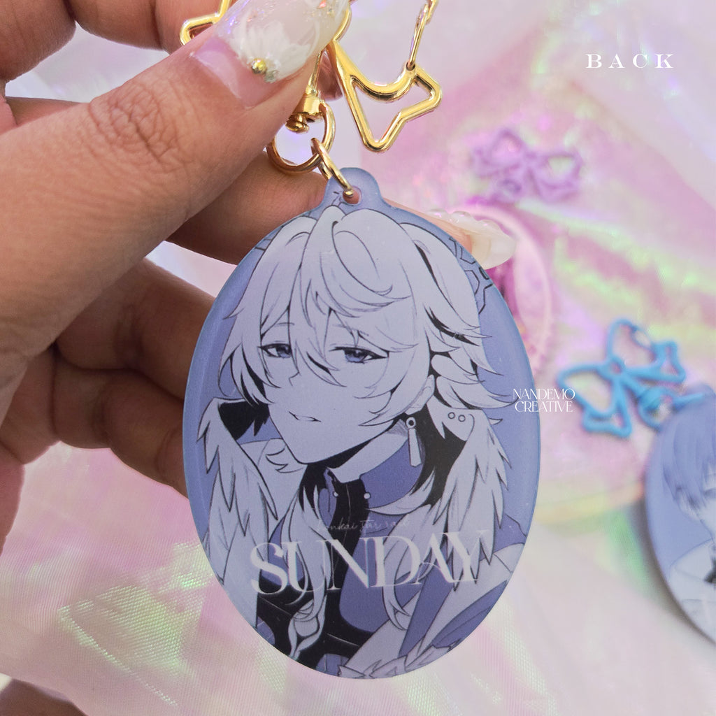 Shoujo Manga inspired lenticular charm - Himmel, Jinshi, HSR Sunday