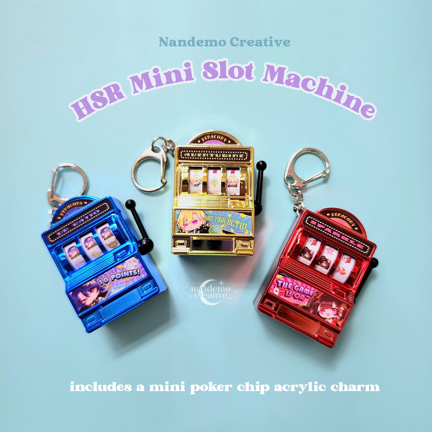 HSR Honkai Star Rail - Mini Slot Machie Aventurine Dr. Ratio Sparkle