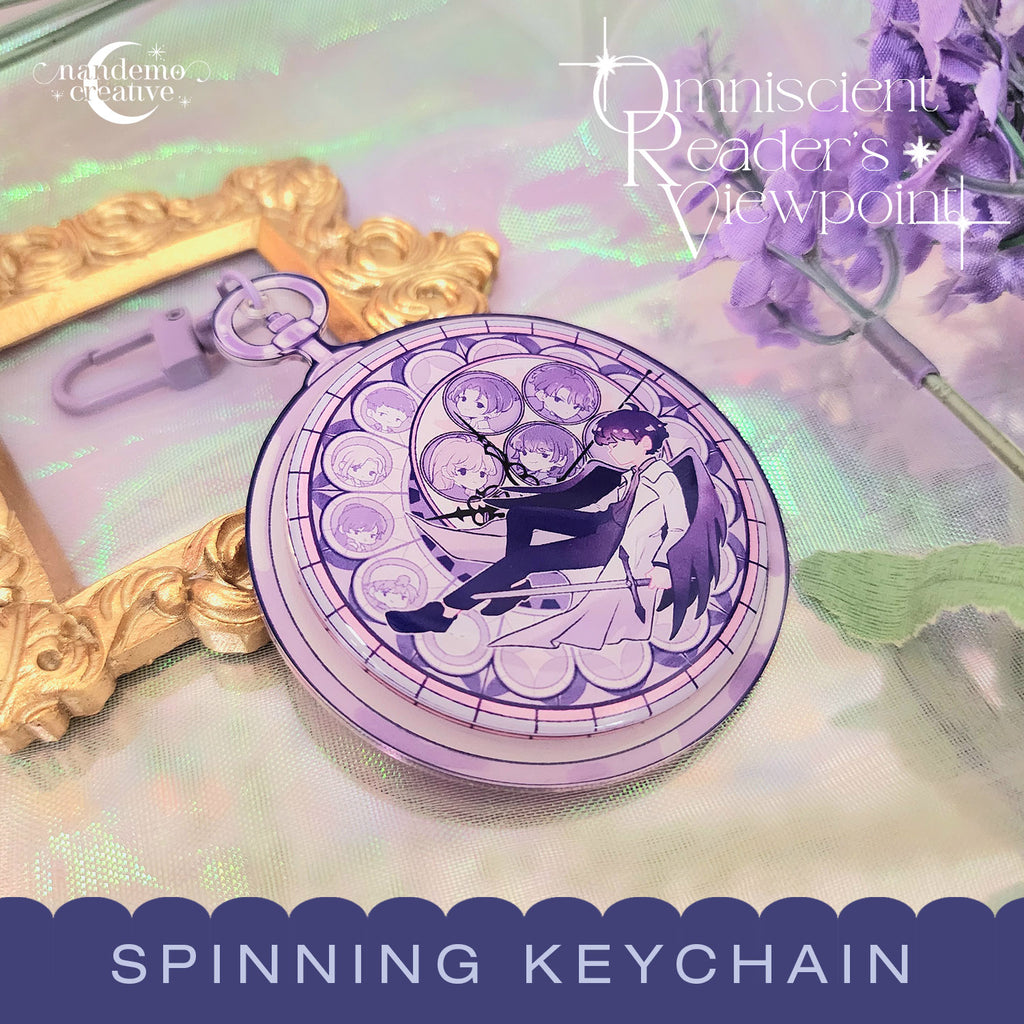 ORV Spinning Pocket watch Keychain Omniscient Reader's Viewpoint Kim Dokja Company