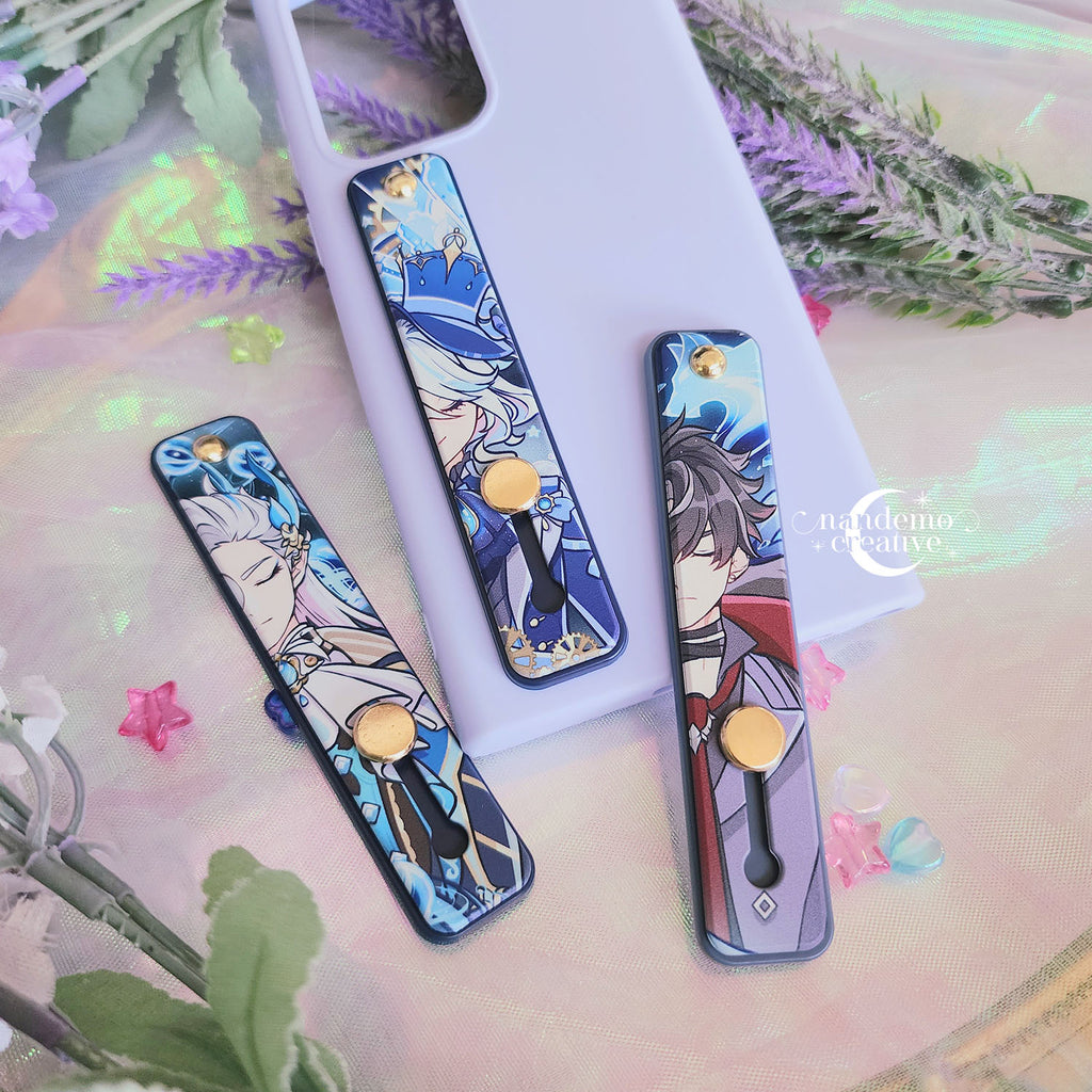 Genshin Impact Flat Phone Grips - Universal phone grip