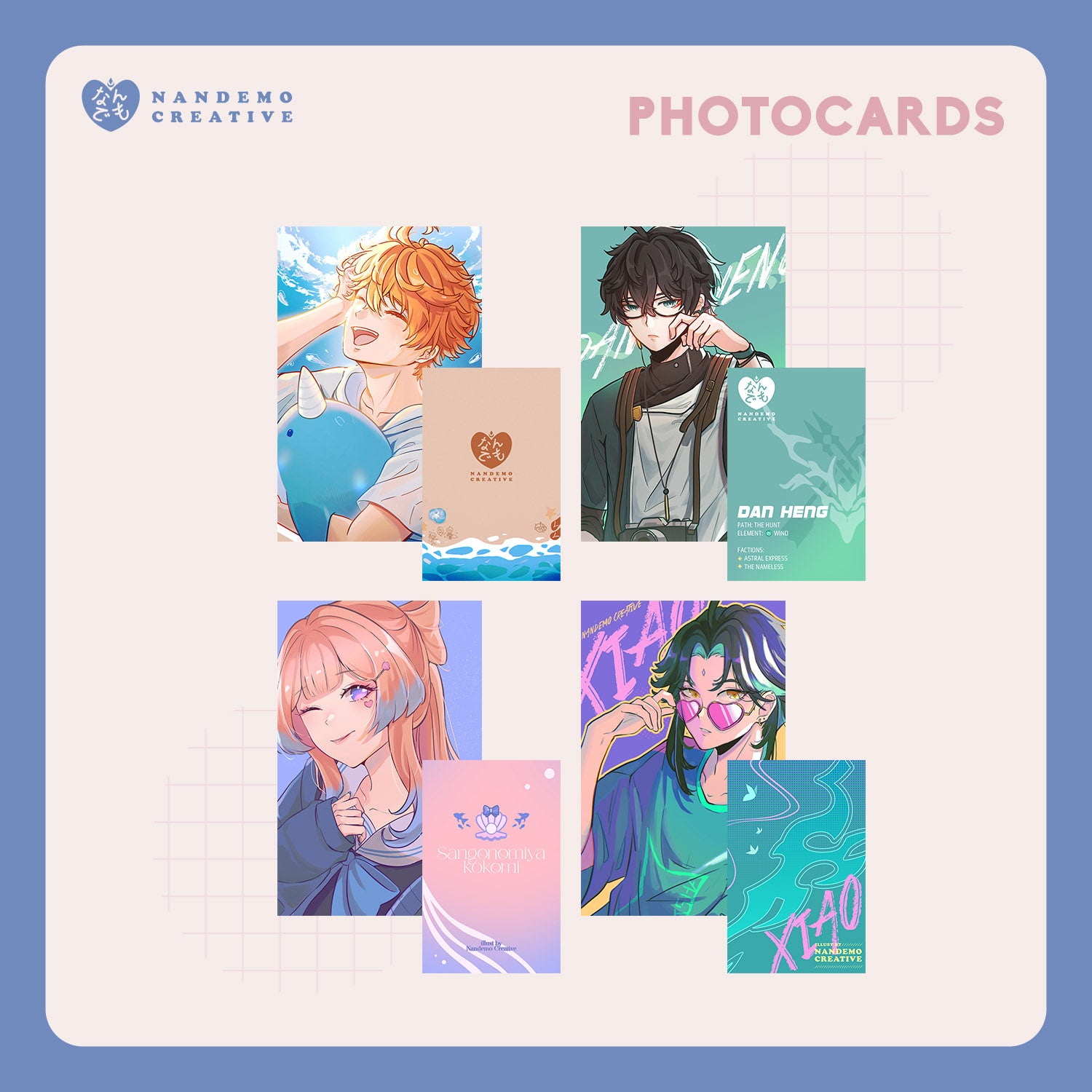 Genshin Impact Photocards