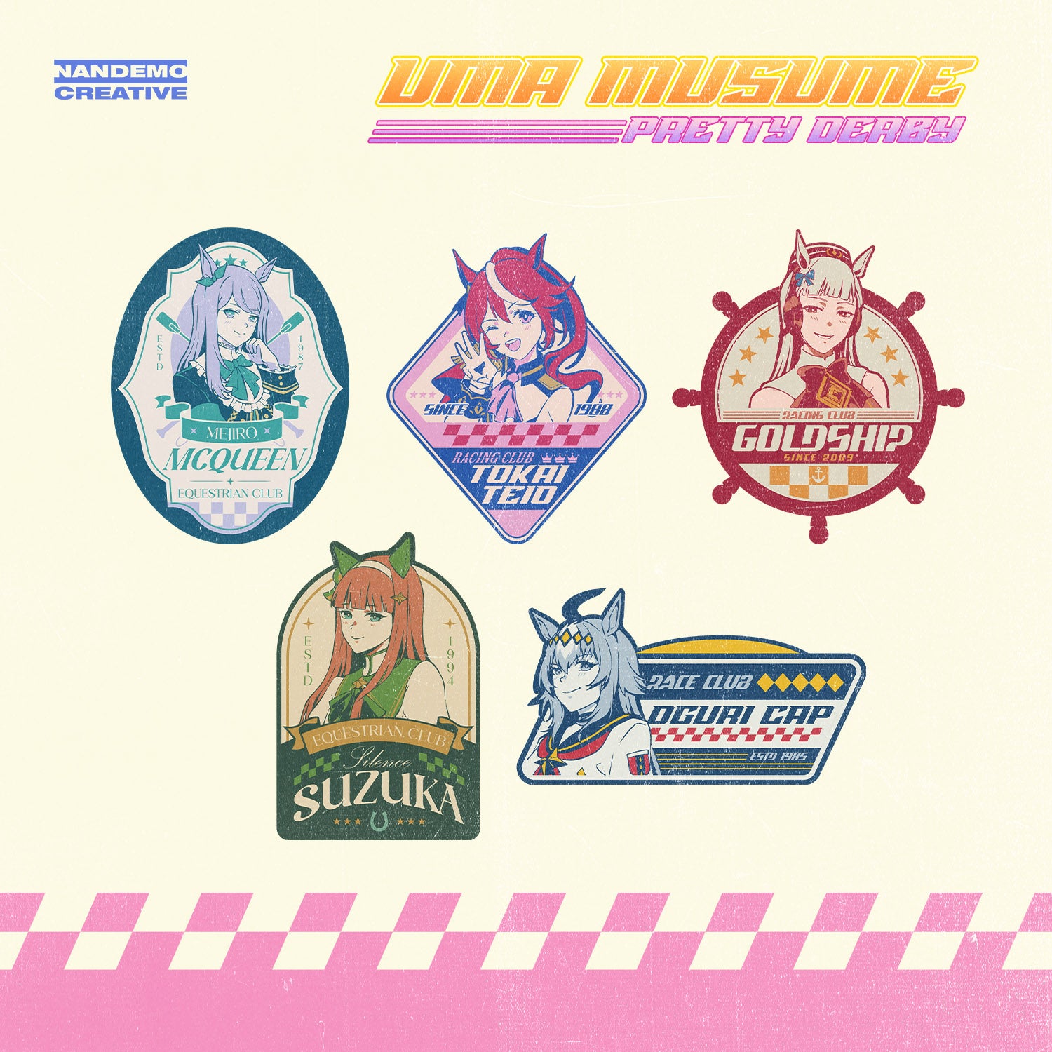 Uma Musume Pretty Derby Anime - 3D Acrylic Keychain or Wooden Charm