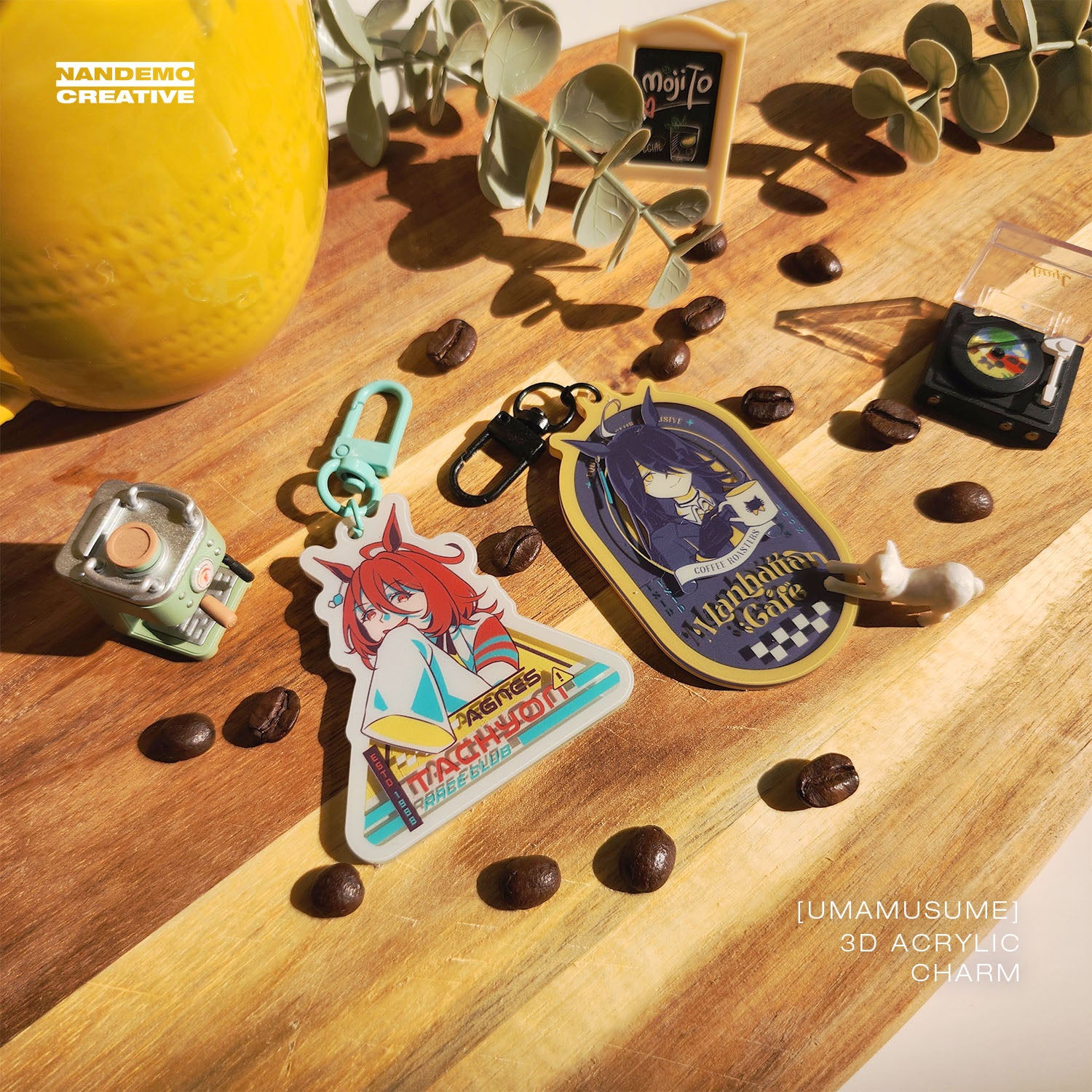 Uma Musume Pretty Derby Anime - 3D Acrylic Keychain or Wooden Charm