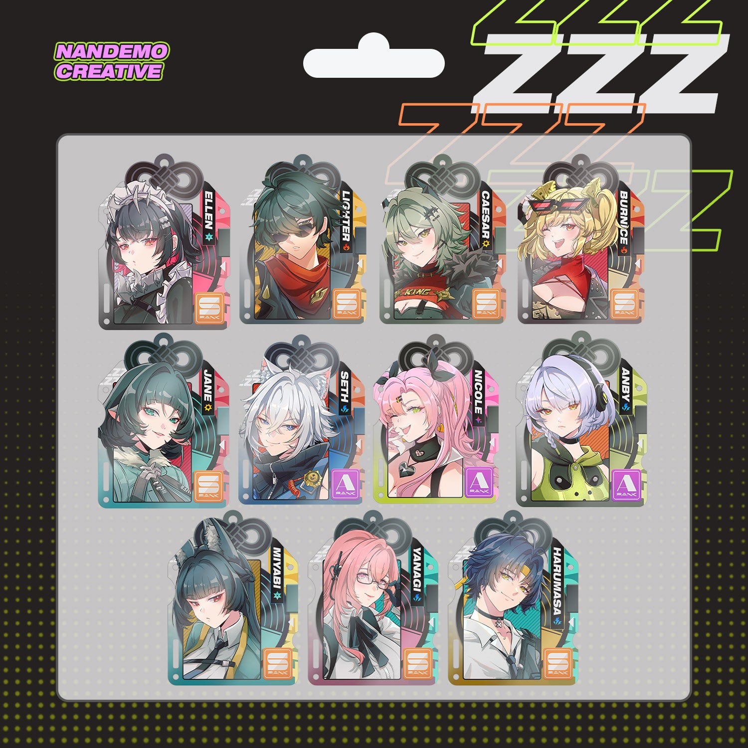 Zenless Zone Zero - Stickers - Agents Proxy ZZZ