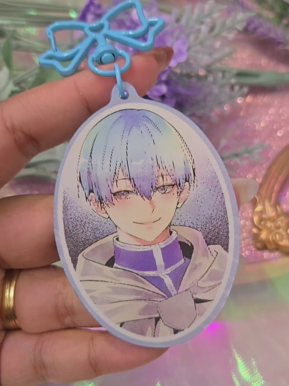 Shoujo Manga inspired lenticular charm - Himmel, Jinshi, HSR Sunday